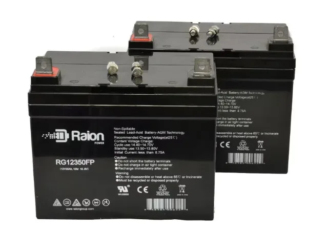 Battery 12v 2 pack 6.10 inches