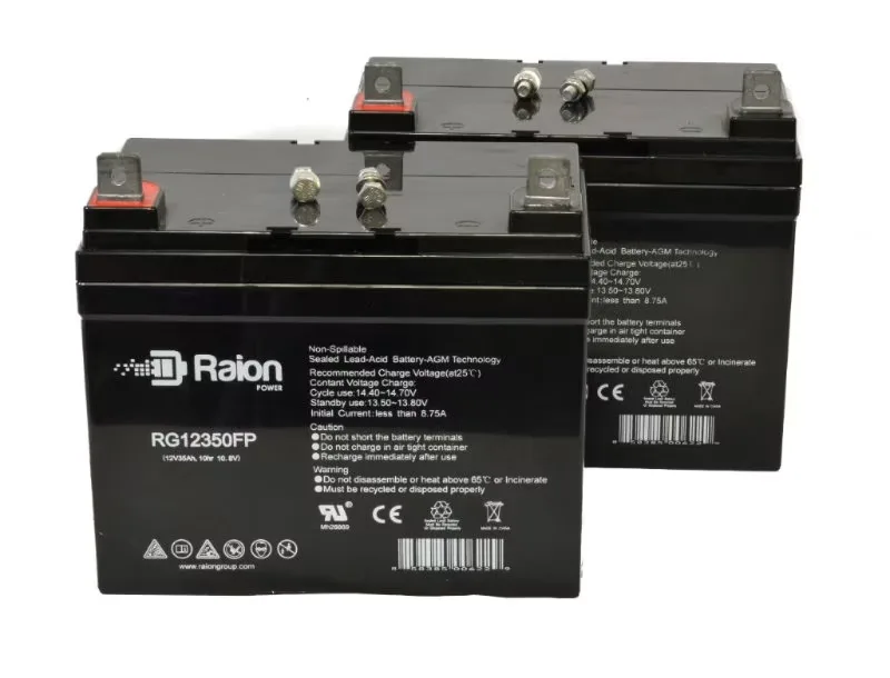 Battery 12v 2 pack 6.10 inches