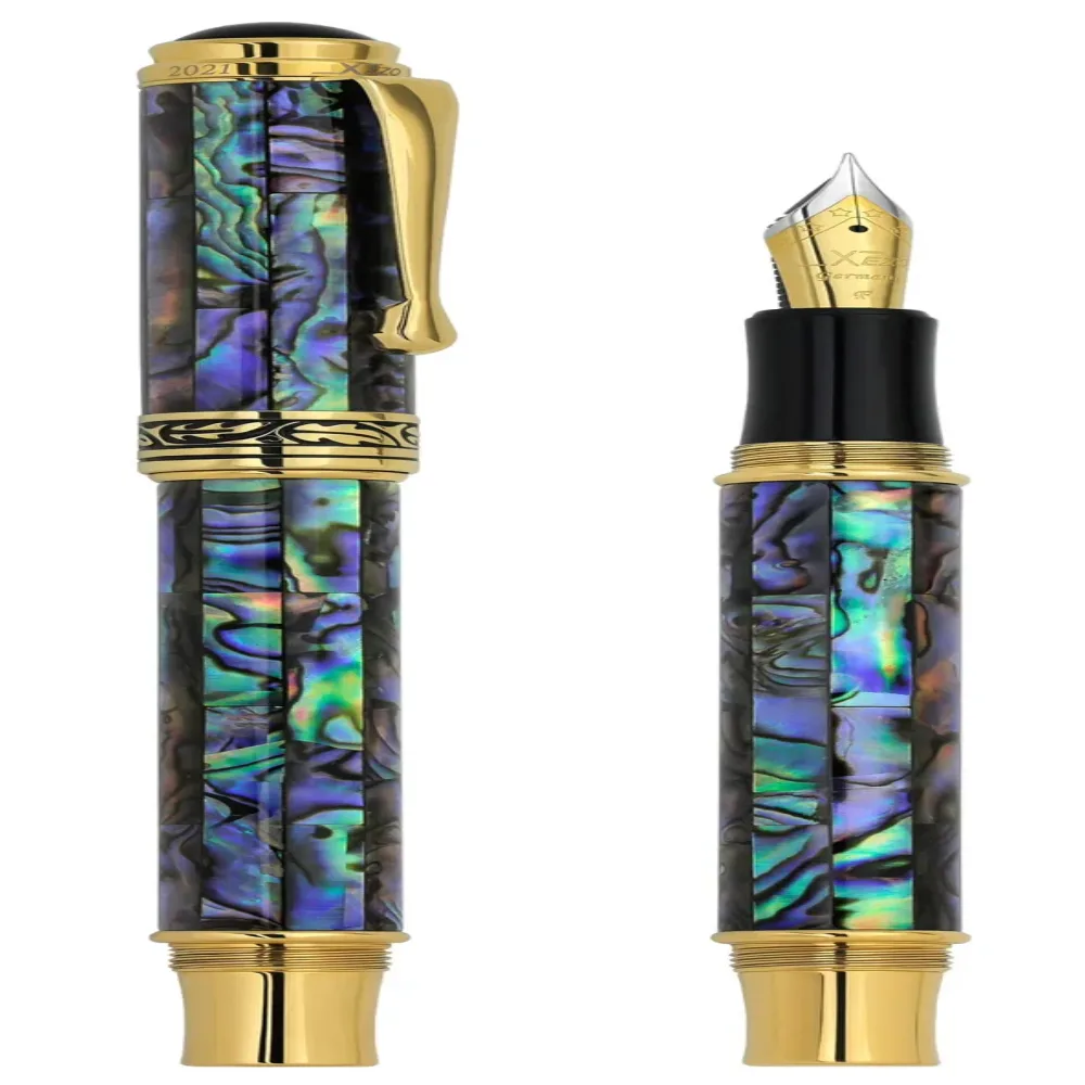 Fountain Pen green black red