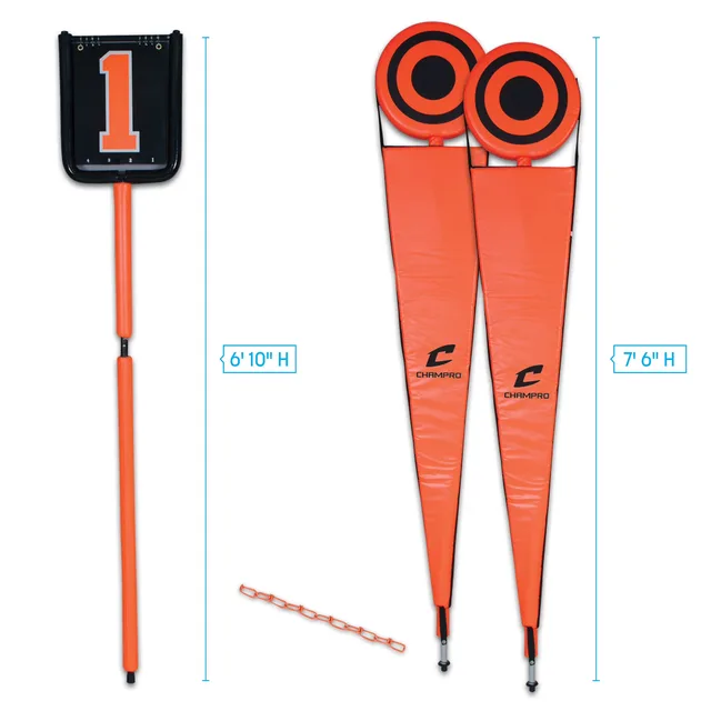 Football orange 6" 10"
