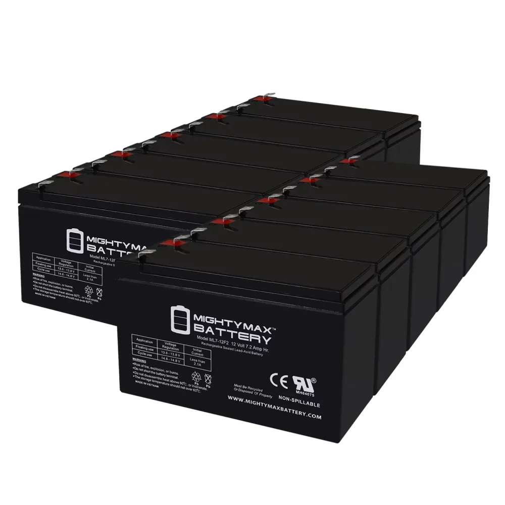 Battery 12v 10 pack 12 volt