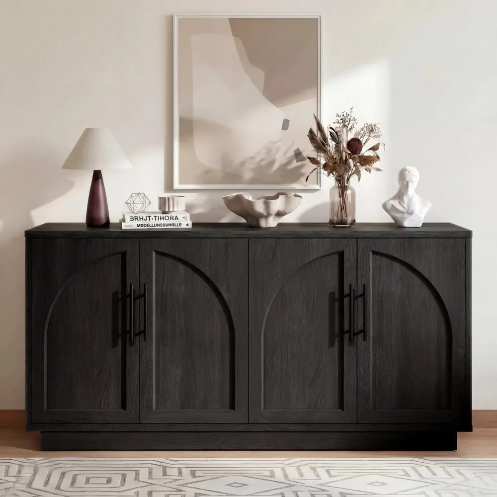 Cabinet 59" adjustable black