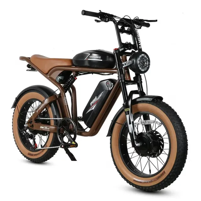 Electric Bike brown 48v 2000w