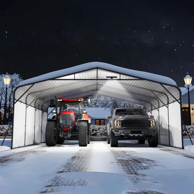 Metal Carport led portable
