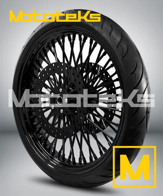 Wheel black white