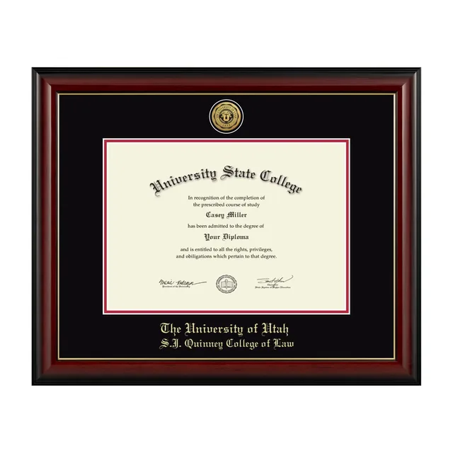 Diploma Frame black red 17w