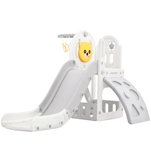 Backyard Play 4 in yellow gray