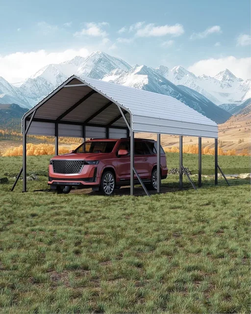Metal Carport 13' heavy-duty 21'