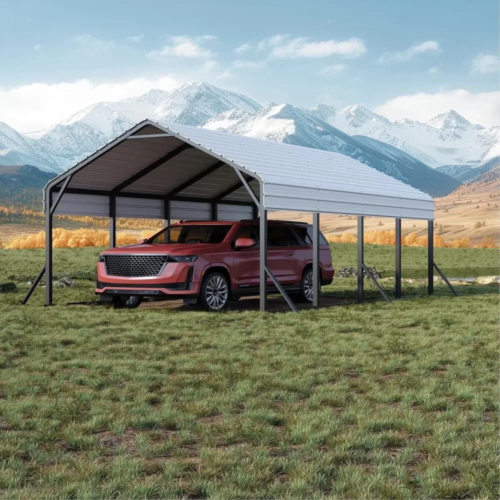 Metal Carport 13' heavy-duty 21'