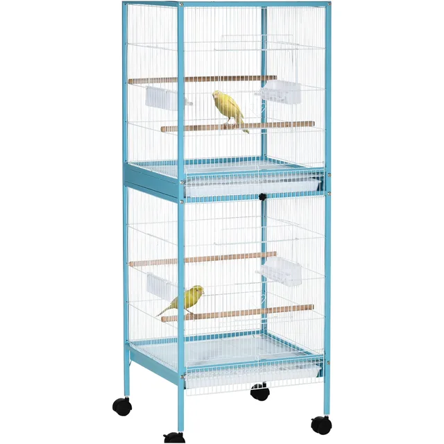 Bird Cage 55" 20.5" blue