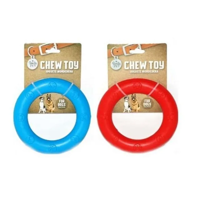 Chew Toys blue red 6.5"
