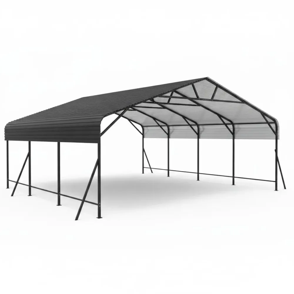 Metal Carport 9 ft black 3 lb