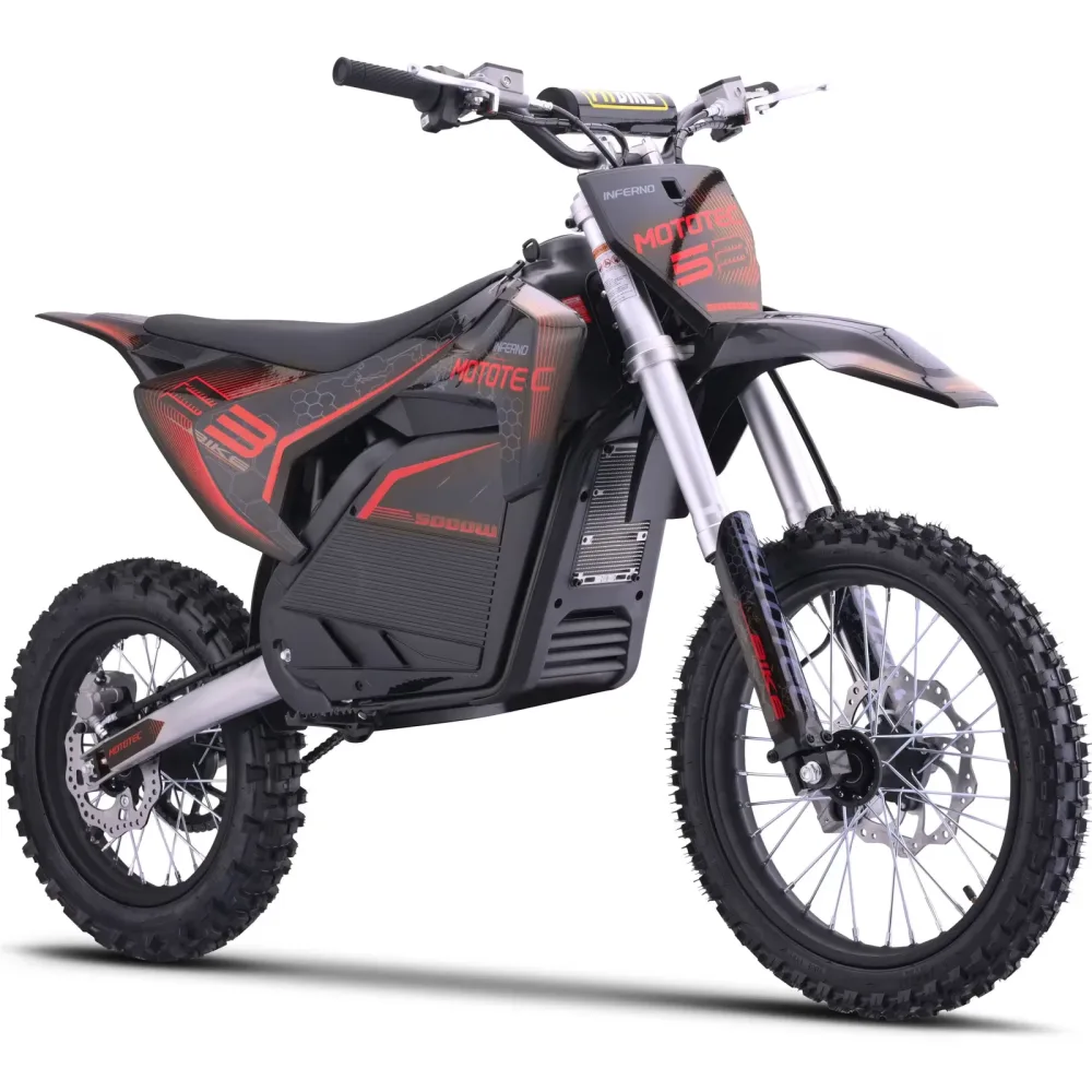 Dirt Bike 72v 5000w red