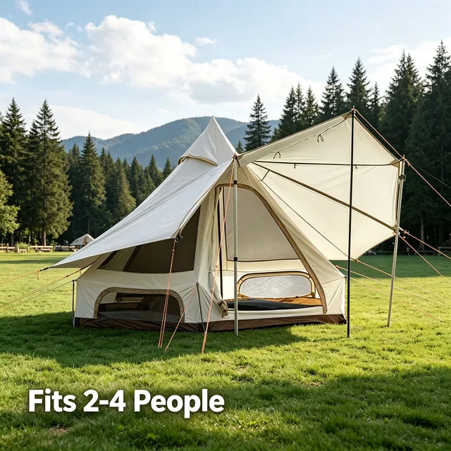 Bell Tent 2-4 person waterproof 3000mm