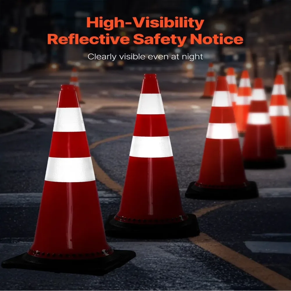Safety Cones orange black 800 feet