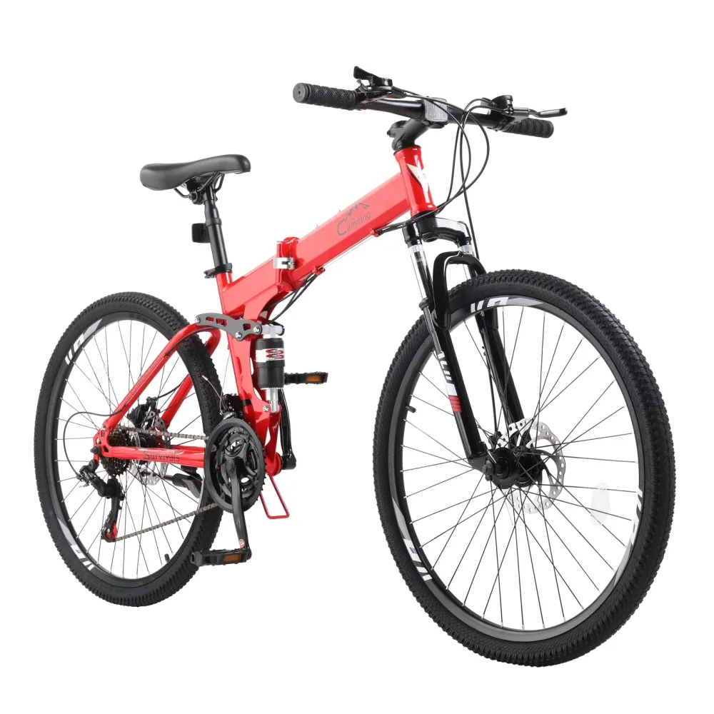 Mountain Bike 26in folding red