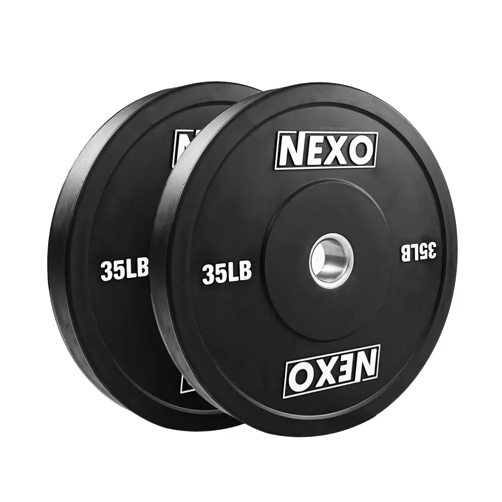Rubber Bumper 35lb black 450mm