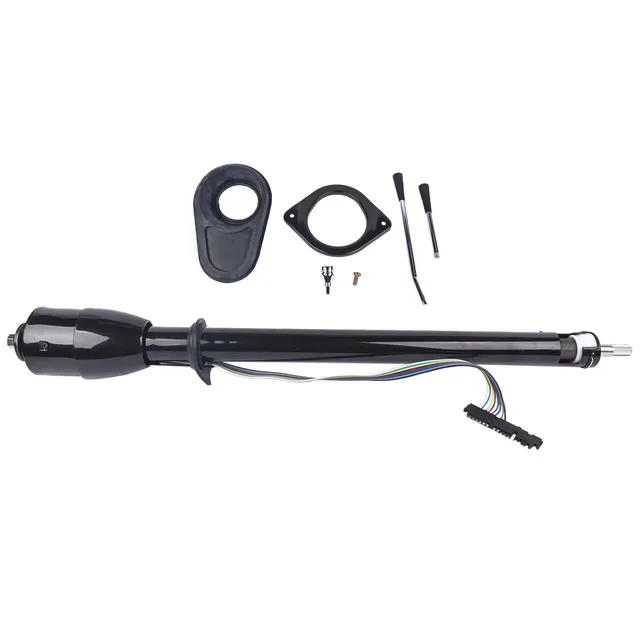 Steering Column 35" black 4"