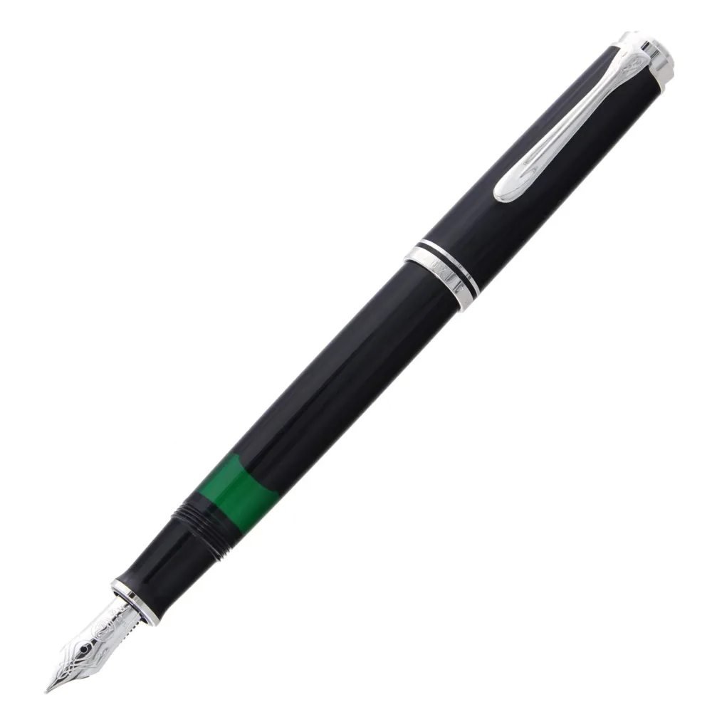 Fountain Pen black silver
