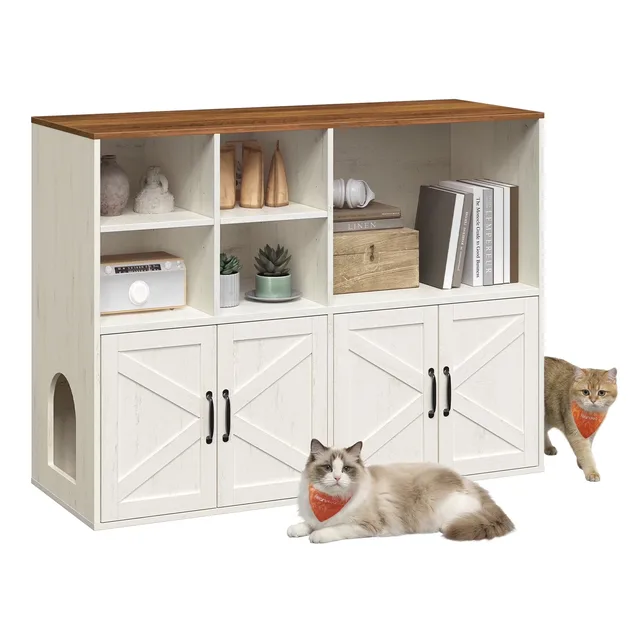 Litter Box brown white 47.2"