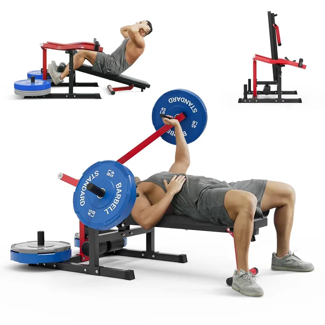 Chest Press 1250lbs adjustable red