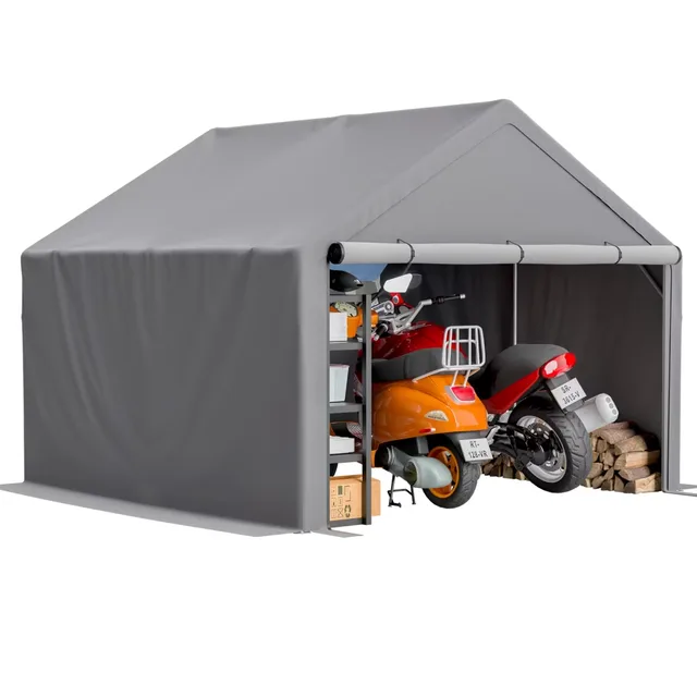 Carport Canopy 10ft portable grey