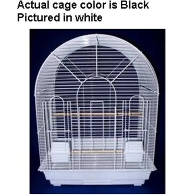 Bird Cage black silver 20"