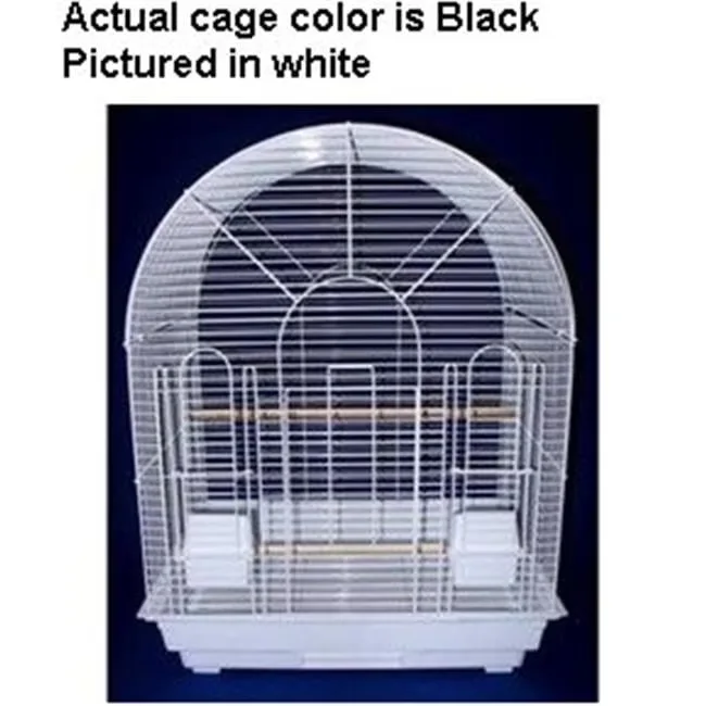 Bird Cage black silver 20"