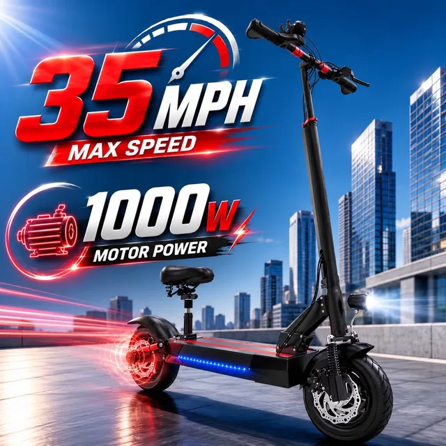 Electric Scooter 48v 1000w foldable