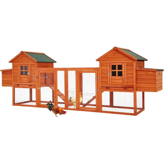 Chicken Coop 123" brown 92.6 pounds
