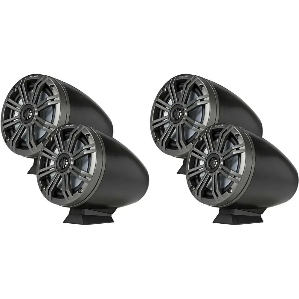 Mount 2 pair 6.5" black