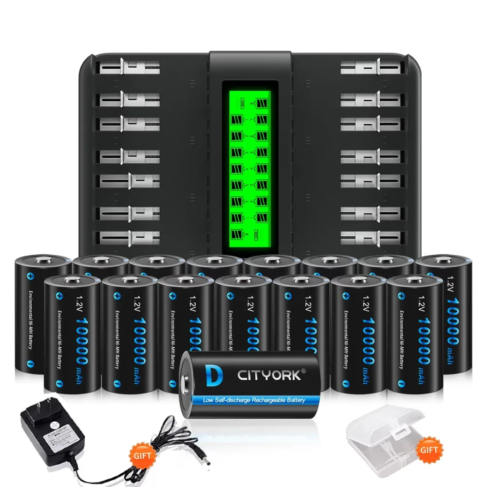 Batteries 16 pack 1.2v rechargeable