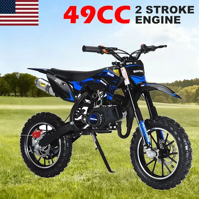 Dirt Bike blue 330lbs 120cm