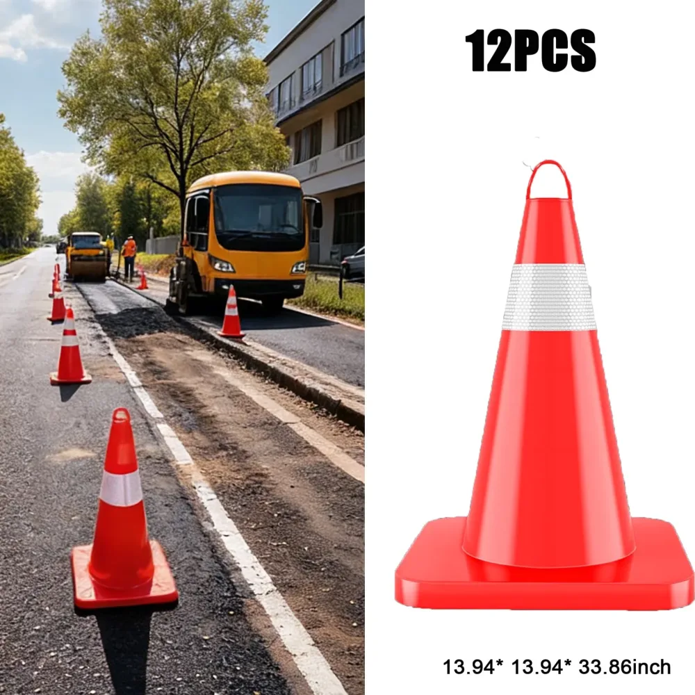 Safety Cones 36" red 10.75"