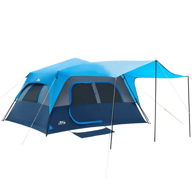 Cabin Tent 8 person waterproof blue