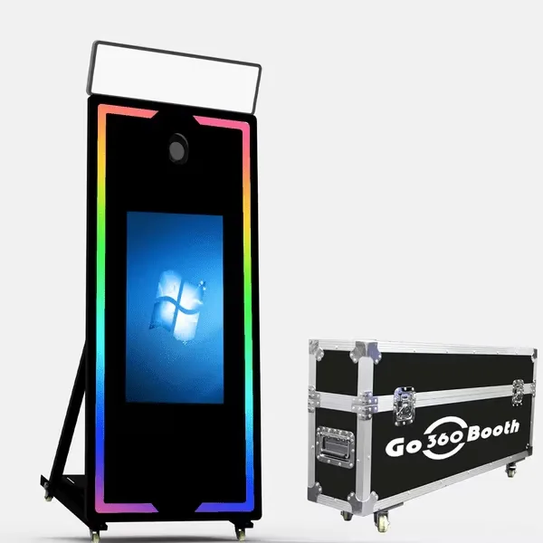 Mirror portable adjustable black