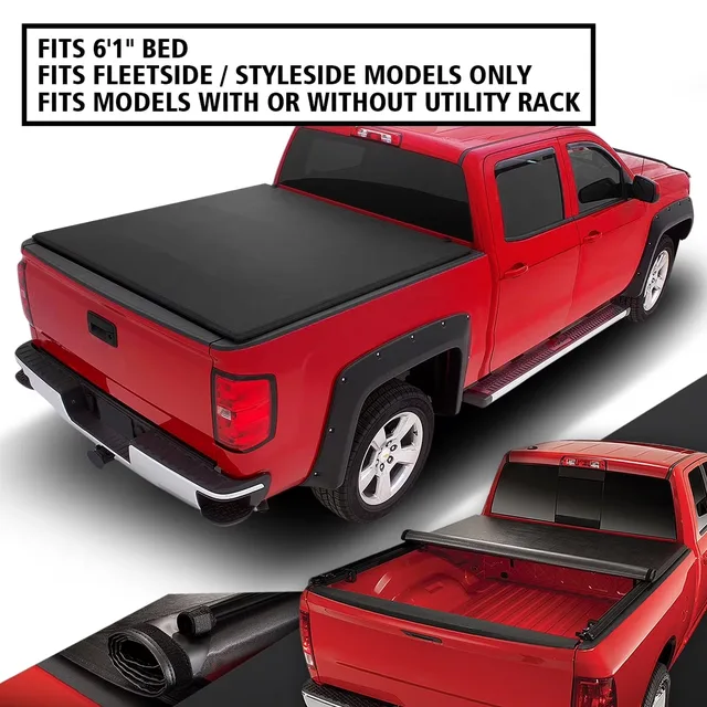 Tonneau Cover 6' 1" adjustable