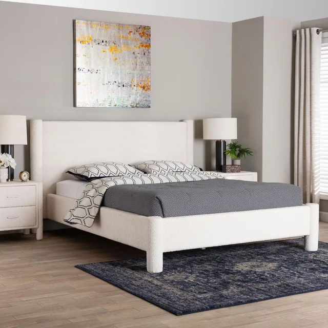 Platform Bed white 77.00" 88.60"