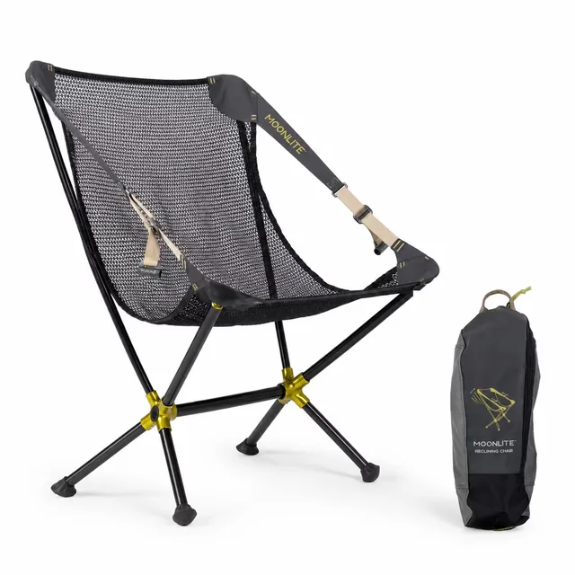 Camp Chair black adjustable portable