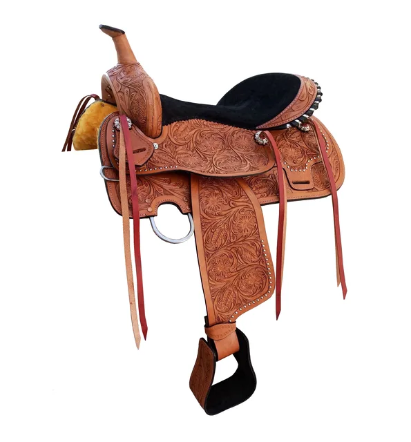 Horse Saddle 10" brown black