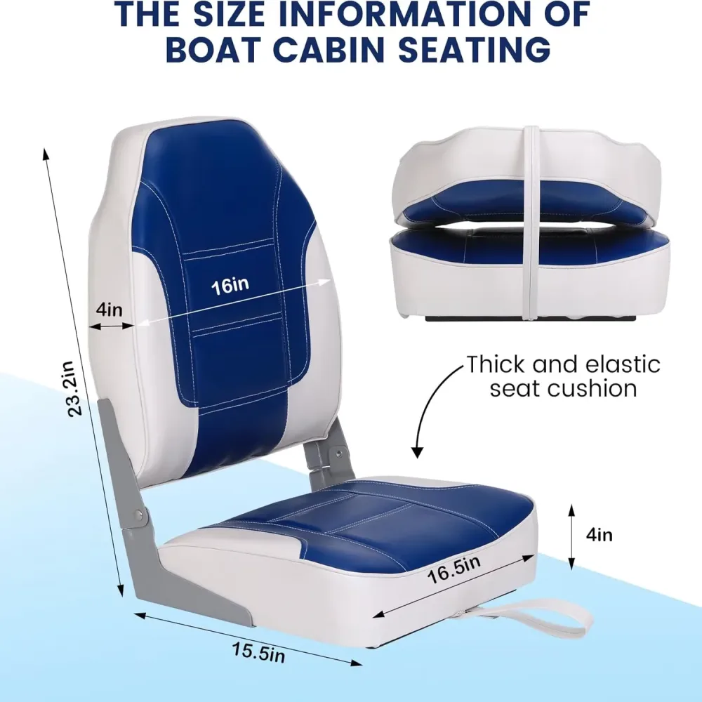 Folding Boat 2 pack blue