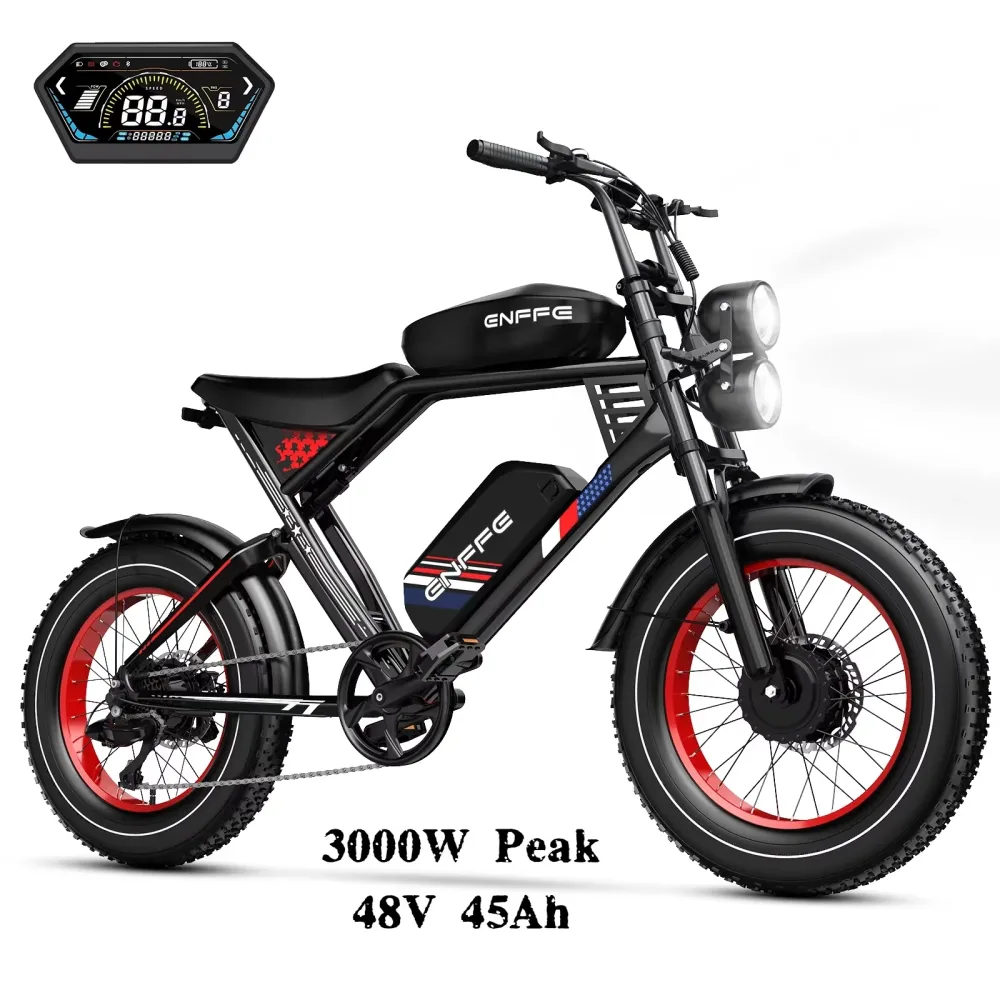 Electric Bike 3000w 48v black