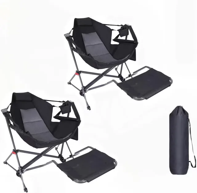 Camping Chair 2 pack portable adjustable
