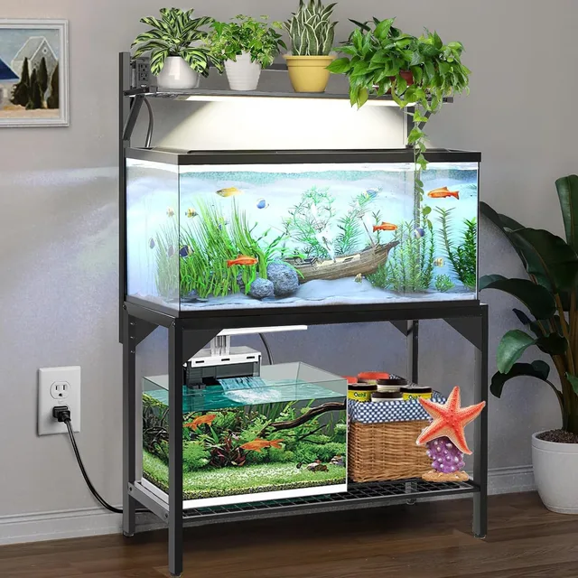Fish Tank 40 gallon 58.66 inches black