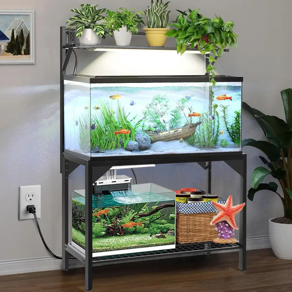 Fish Tank 40 gallon 58.66 inches black