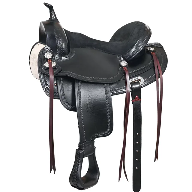Leather Saddle 17 in 15" 4.5 inch