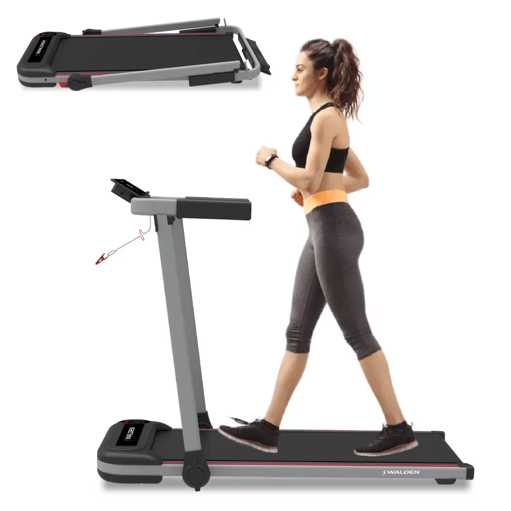 Electric Treadmill folding black 1.5 hp