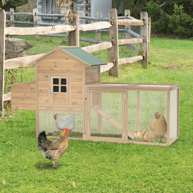 Chicken Coop brown yellow 81"