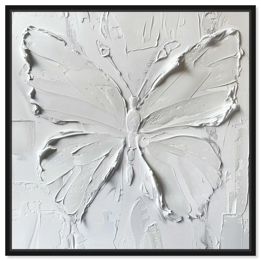 Frame 12" white black