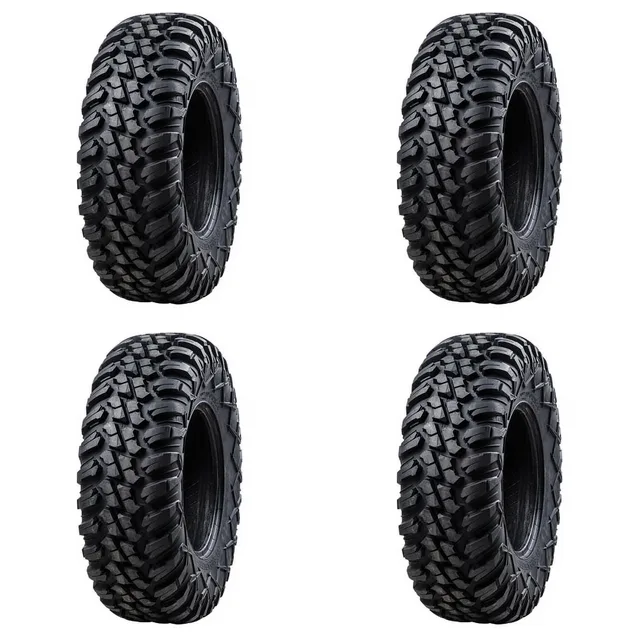 Radial Tire 4 pack 4 inch black